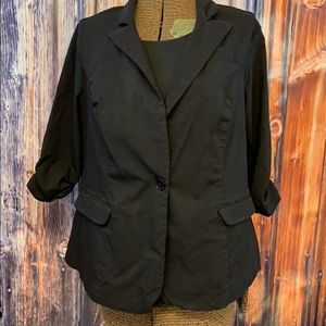 Torrid Stretchy Black Blazer